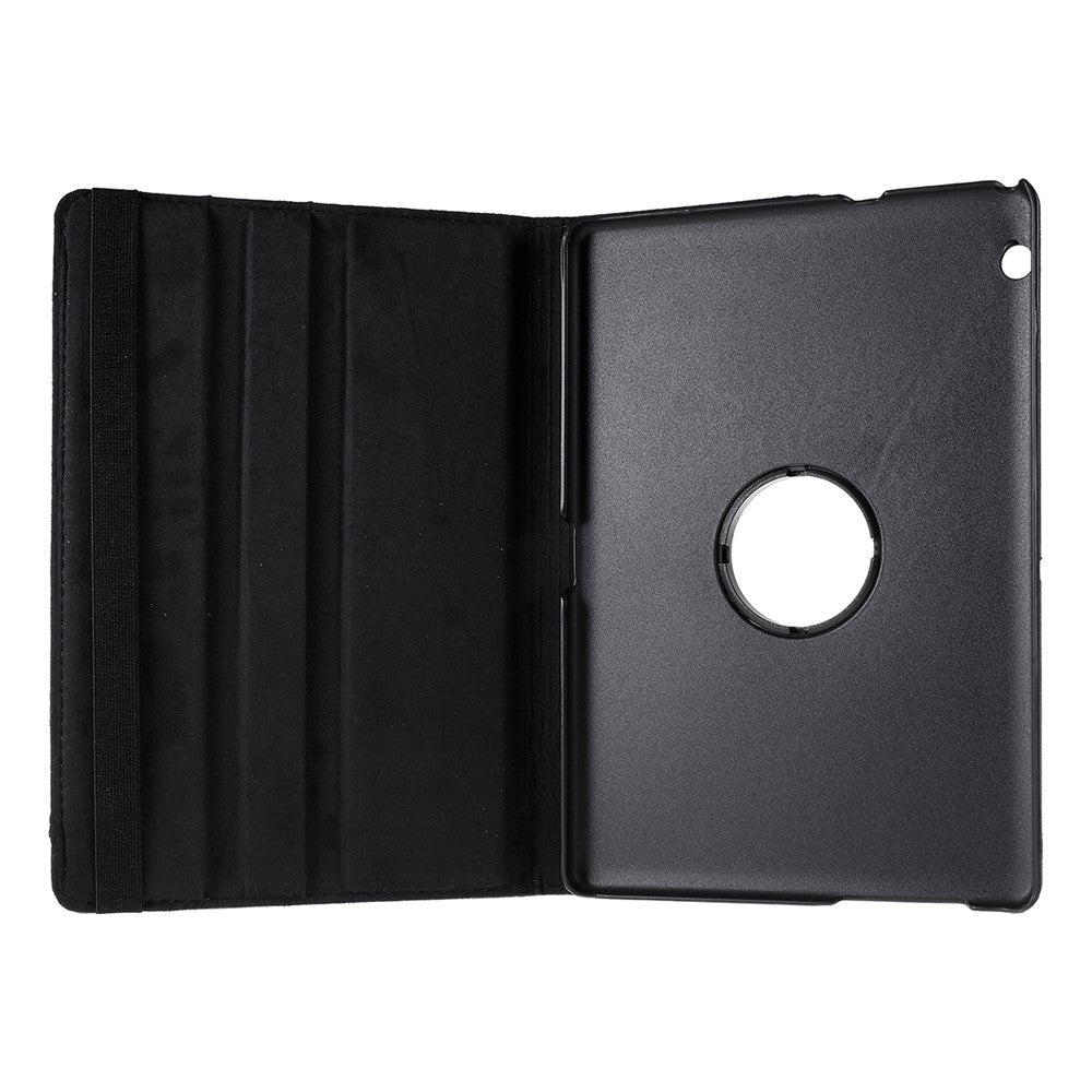 For Huawei MediaPad T3 10 Litchi Skin Leather 360 Degree Rotary Stand Multi-Angle Support Tablet Case