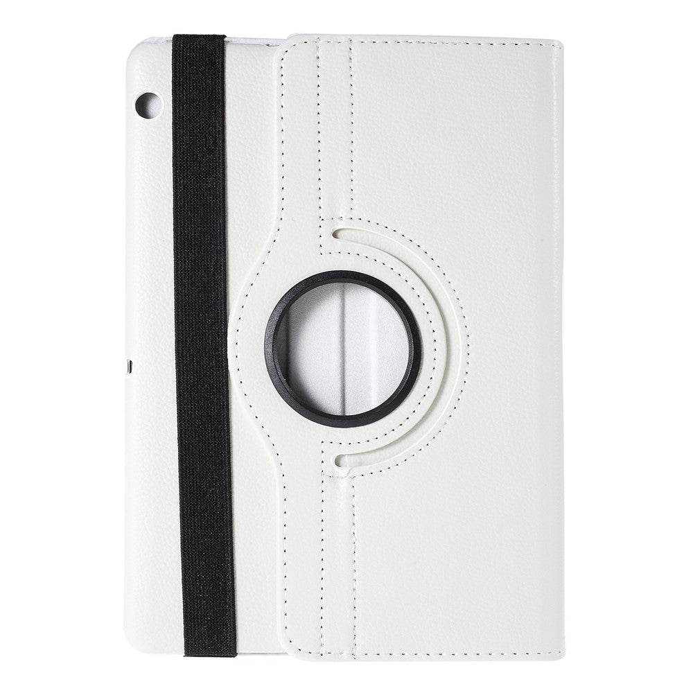 For Huawei MediaPad T3 10 Litchi Skin Leather 360 Degree Rotary Stand Multi-Angle Support Tablet Case