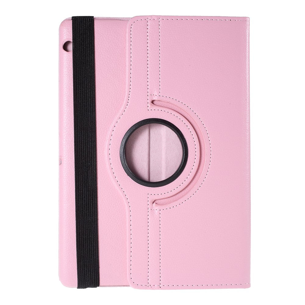 For Huawei MediaPad T3 10 Litchi Skin Leather 360 Degree Rotary Stand Multi-Angle Support Tablet Case