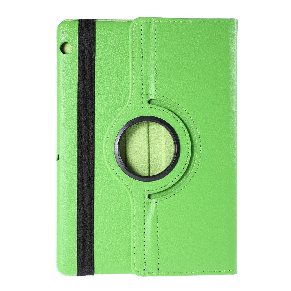 For Huawei MediaPad T3 10 Litchi Skin Leather 360 Degree Rotary Stand Multi-Angle Support Tablet Case