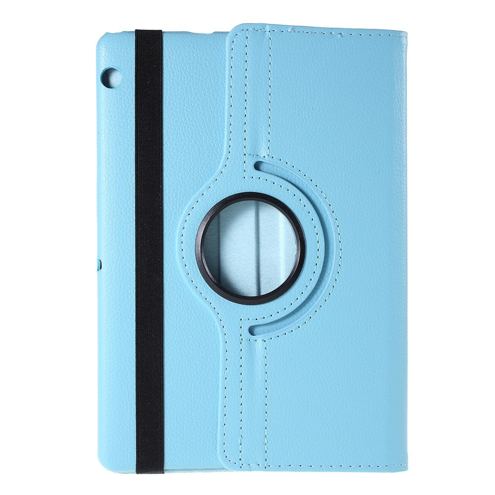 For Huawei MediaPad T3 10 Litchi Skin Leather 360 Degree Rotary Stand Multi-Angle Support Tablet Case