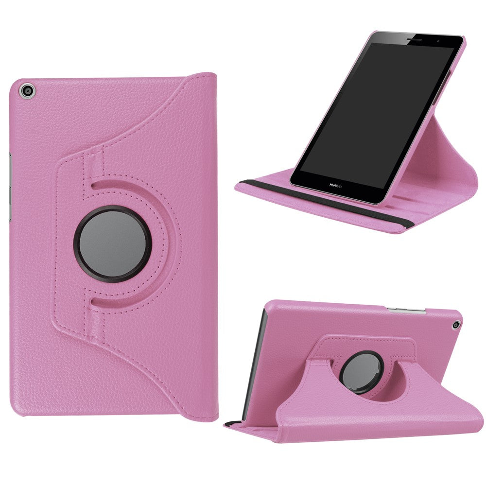 Litchi Skin Leather 360 Degree Rotary Stand Tablet Case for Huawei Mediapad T3 8.0