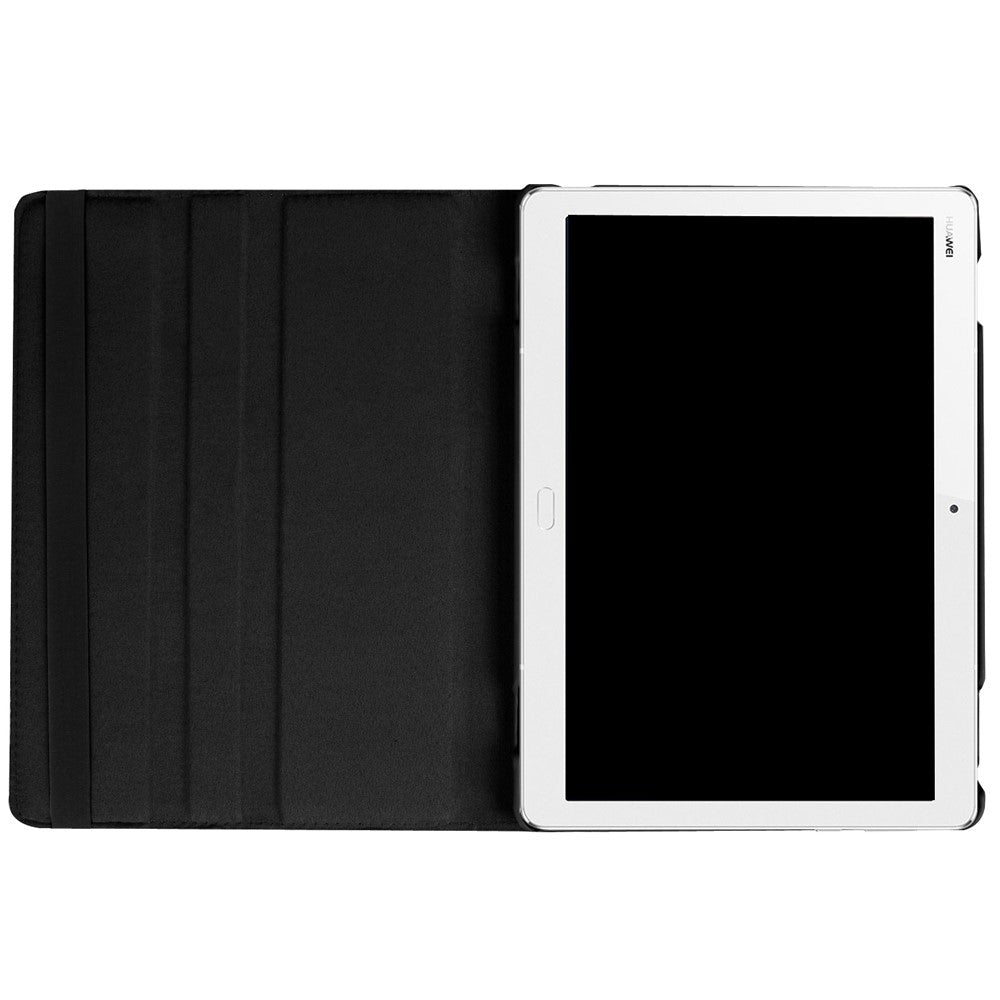 Litchi Grain Smart Leather Stand Tablet Case with Elastic Band for Huawei Mediapad M3 Lite 10