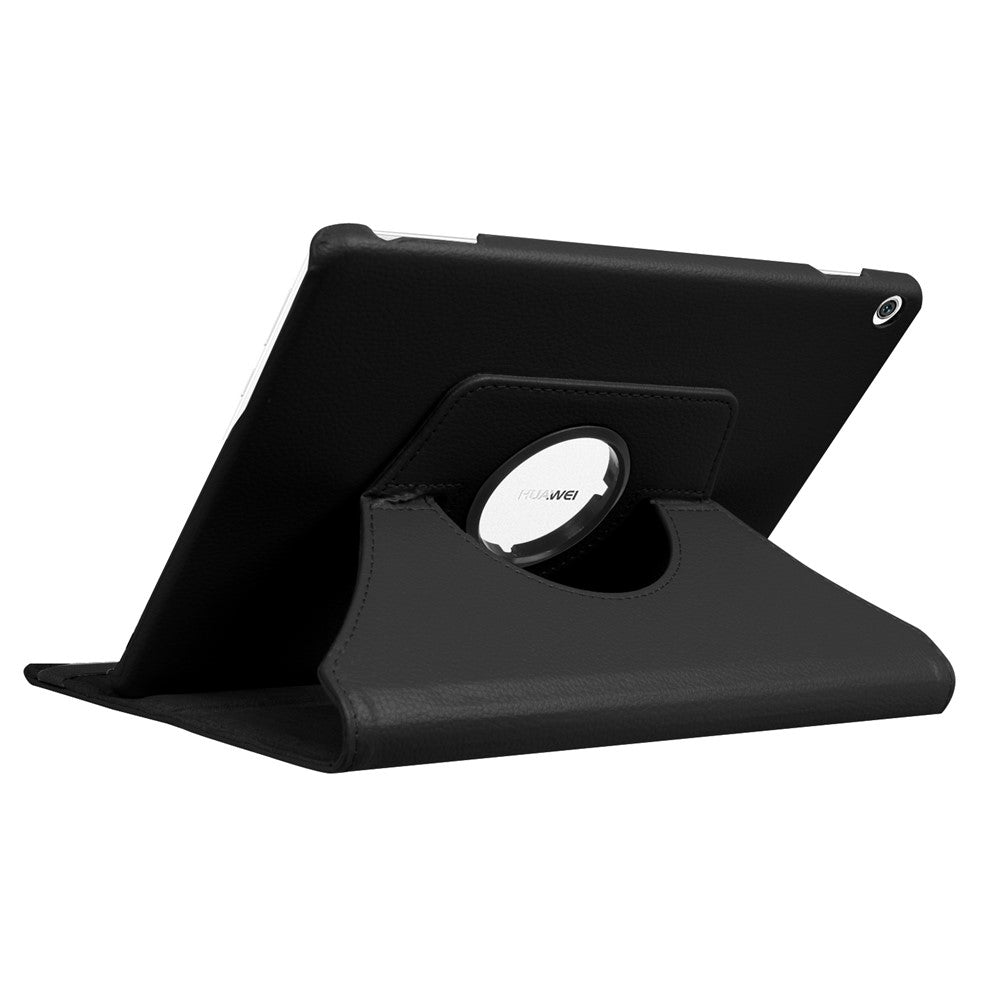 Litchi Grain Smart Leather Stand Tablet Case with Elastic Band for Huawei Mediapad M3 Lite 10