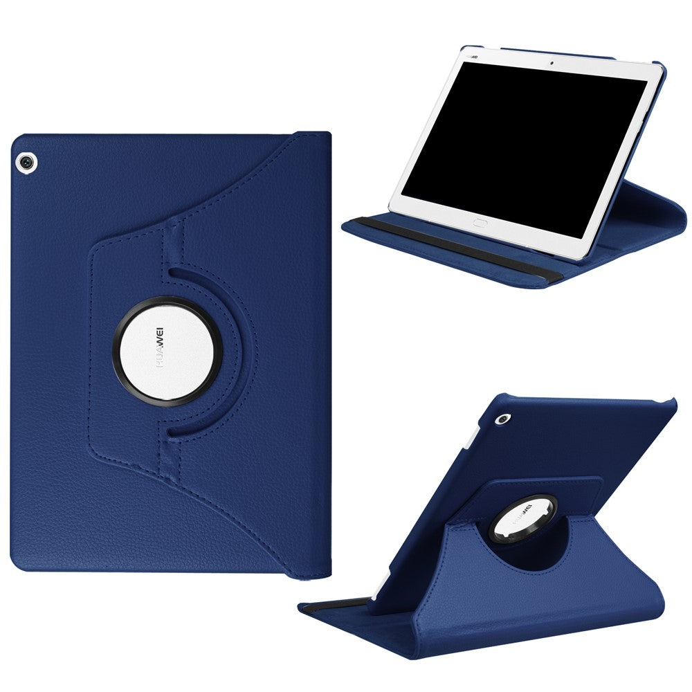 Litchi Grain Smart Leather Stand Tablet Case with Elastic Band for Huawei Mediapad M3 Lite 10
