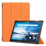 Tri-fold Stand Leather Case Narrow Bezel Design Dual-Angle Supporting Tablet Cover for Lenovo Tab M10 TB-X605F/TB-X505F