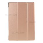 Tri-fold Stand Leather Case Narrow Bezel Design Dual-Angle Supporting Tablet Cover for Lenovo Tab M10 TB-X605F/TB-X505F