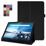 Reptåligt stötsäkert läderfodral med litchitextur för Lenovo Tab M10 TB-X605F