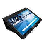 Reptåligt stötsäkert läderfodral med litchitextur för Lenovo Tab M10 TB-X605F