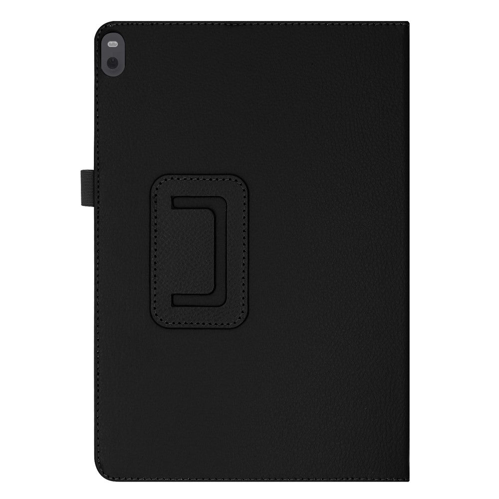 Reptåligt stötsäkert läderfodral med litchitextur för Lenovo Tab M10 TB-X605F
