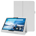 Reptåligt stötsäkert läderfodral med litchitextur för Lenovo Tab M10 TB-X605F