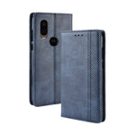 Vintage Style PU Leather Wallet Phone Cover for Motorola One Vision / P50