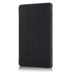Trippelvikbart stativ i läder, smart auto-väcknings-/sömnfodral för Lenovo Tab M10 TB-X605F/TB-X505