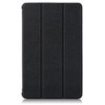 Litch Skin PU Leather Tri-fold Stand Tablet Case for Lenovo Tab M8 TB-8505
