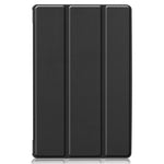 Trippelvikt läderfodral texturerat PU-läder + PC heltäckande skyddande surfplattefodral för Lenovo Tab M10 Plus TB-X606F