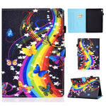 Mönstertryckt Läderkortsfodral till Surfplatta för Lenovo Tab M10 TB-X605F