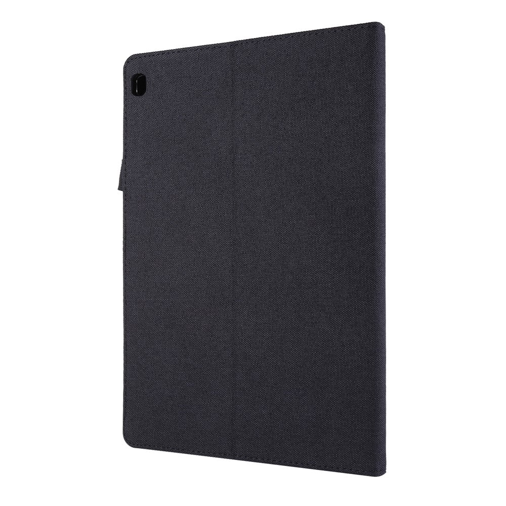 Tygstruktur Kortplatser Läderskyddande Fodral för Lenovo Tab M10 TB-X605F