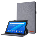 Tygstruktur Kortplatser Läderskyddande Fodral för Lenovo Tab M10 TB-X605F
