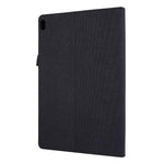 Tygtexturerad korthållare/korthållare/stativ i läder för Lenovo Tab P10