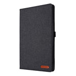 For Lenovo Tab M10 Plus Leather Case Scratch Resistant Flip Tablet Cover with Stand Card Slots
