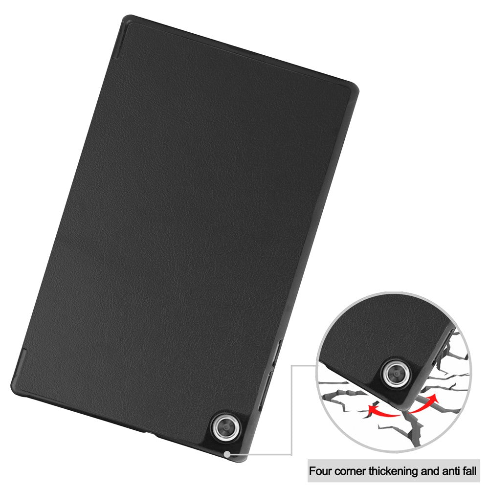 Tri-fold Leather Stand Tablet Case Narrow Bezel Multi-Color Tablet Cover for Lenovo Tab M10 HD Gen 2 TB-X306F/TB-X306X