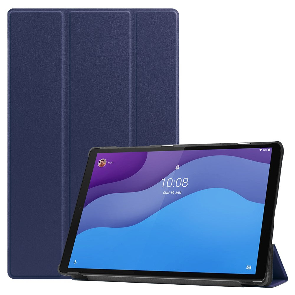 Tri-fold Leather Stand Tablet Case Narrow Bezel Multi-Color Tablet Cover for Lenovo Tab M10 HD Gen 2 TB-X306F/TB-X306X