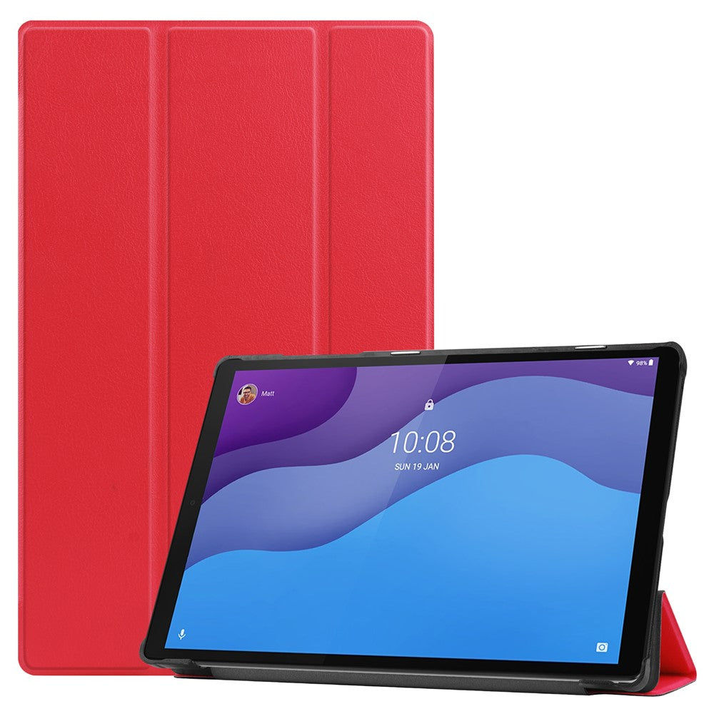 Tri-fold Leather Stand Tablet Case Narrow Bezel Multi-Color Tablet Cover for Lenovo Tab M10 HD Gen 2 TB-X306F/TB-X306X