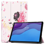 Dustproof Pattern Printing PU Leather Tri-fold Stand Tablet Case for Lenovo Tab M10 HD Gen 2 TB-X306F / TB-X306X