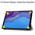Dustproof Pattern Printing PU Leather Tri-fold Stand Tablet Case for Lenovo Tab M10 HD Gen 2 TB-X306F / TB-X306X