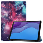 Dustproof Pattern Printing PU Leather Tri-fold Stand Tablet Case for Lenovo Tab M10 HD Gen 2 TB-X306F / TB-X306X