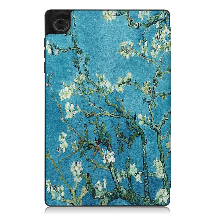 Tri-fold Stand + Pen Slot + Pattern Printing Leather Case for Lenovo Tab M10 HD Gen 2 TB-X306F / TB-X306X