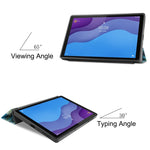Tri-fold Stand + Pen Slot + Pattern Printing Leather Case for Lenovo Tab M10 HD Gen 2 TB-X306F / TB-X306X
