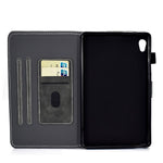 Microfiber Leather with Stand Case and Card Slots for Lenovo Tab M10 HD Gen 2 X306X