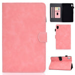 Microfiber Leather with Stand Case and Card Slots for Lenovo Tab M10 HD Gen 2 X306X