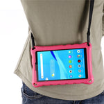 Stötdämpande EVA-surfplatta med rombmönster för Lenovo Tab M8
