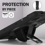 PC + Silicone Case with Kickstand Shoulder Strap for Lenovo Tab M10 Plus (2020) / K10 (2021) TB-X606F / 606X / X6C6F / X6C6X / X6C6NBF