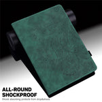 For Lenovo M10 Plus / Smart Tab M10 FHD Plus X606F Imprinted Flower Pattern Leather Wallet Stand Tablet Protective Shell
