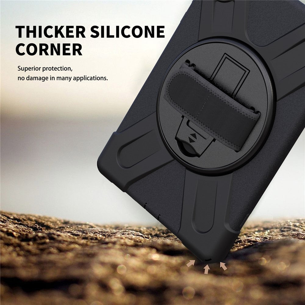 360° Swivel Kickstand  PC + Silicone Tablet Case Shell for Lenovo Tab M10 X306X