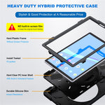 360° Swivel Kickstand  PC + Silicone Tablet Case Shell for Lenovo Tab M10 X306X
