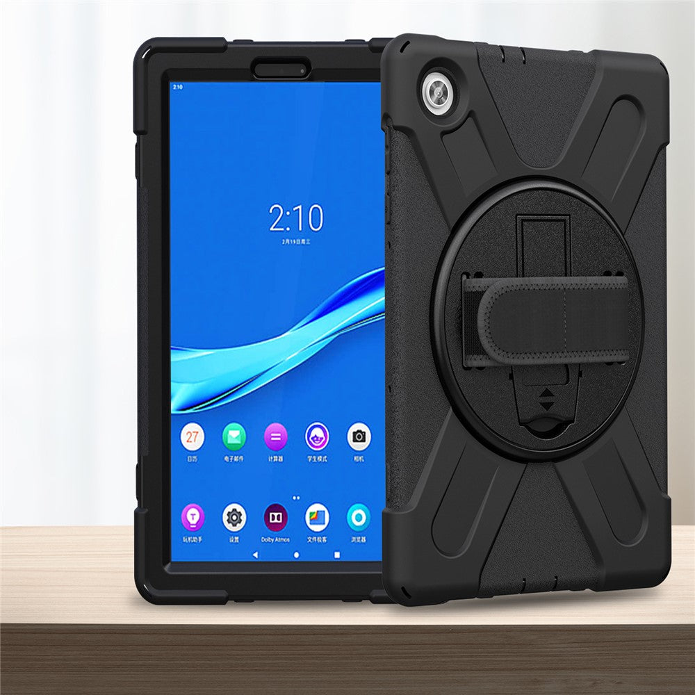 360° Swivel Kickstand  PC + Silicone Tablet Case Shell for Lenovo Tab M10 X306X