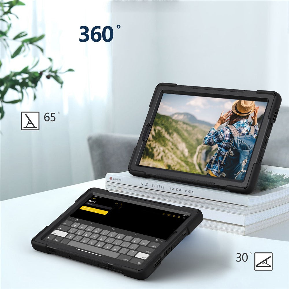360° Swivel Kickstand  PC + Silicone Tablet Case Shell for Lenovo Tab M10 X306X