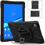 360° Swivel Kickstand  PC + Silicone Tablet Case Shell for Lenovo Tab M10 X306X