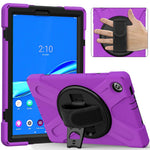 360° Swivel Kickstand  PC + Silicone Tablet Case Shell for Lenovo Tab M10 X306X