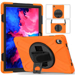 360 graders vridbart stödsfodral i PC + silikon med hybridsurfplatta och axelrem för Lenovo Tab P11 TB-J606F / Tab P11 5G / Tab P11 5G