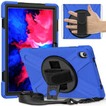360 graders vridbart stödsfodral i PC + silikon med hybridsurfplatta och axelrem för Lenovo Tab P11 TB-J606F / Tab P11 5G / Tab P11 5G