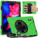 360 graders vridbart stödsfodral i PC + silikon med hybridsurfplatta och axelrem för Lenovo Tab P11 TB-J606F / Tab P11 5G / Tab P11 5G