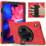 360° Rotary Kickstand Design PC + Silicone Tablet Case Shell for Lenovo Tab P11 TB-J606F / Tab P11 5G / Tab P11 Plus TB-J616