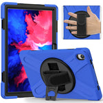360° Rotary Kickstand Design PC + Silicone Tablet Case Shell for Lenovo Tab P11 TB-J606F / Tab P11 5G / Tab P11 Plus TB-J616