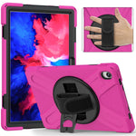 360° Rotary Kickstand Design PC + Silicone Tablet Case Shell for Lenovo Tab P11 TB-J606F / Tab P11 5G / Tab P11 Plus TB-J616