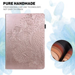 Imprinted Peafowl Flower Pattern Design Leather Tablet Wallet Stand Protective Shell for Lenovo Tab P11 TB-J606F / Tab P11 5G